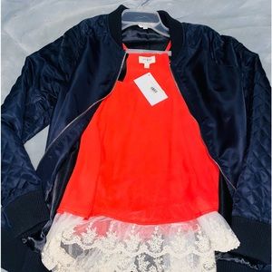 Size small jacket and size small boutique shirt can be separated